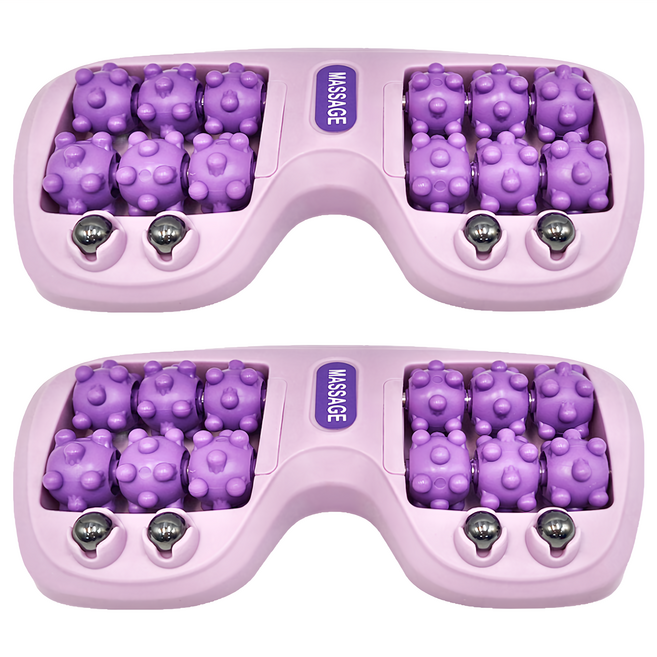 EDISH 貓爪造型顆粒腳底按摩器 29 x 15 x 4.5cm, 顏色隨機, 2個