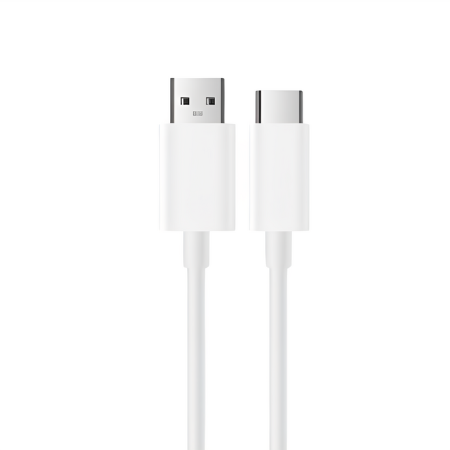 FUGU USB-A to C 高速充電線 最大2A輸出, 白色, 1m, 1條