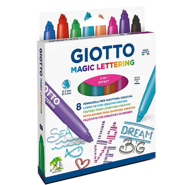 GIOTTO 2D線條筆, 8色, 152g