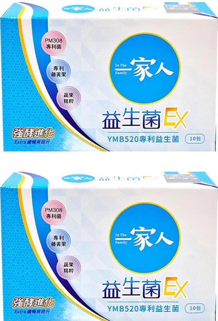YM BIOMED 陽明生醫 一家人 益生菌EX 10條, 2.5g, 2盒