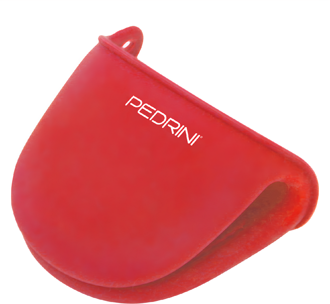 PEDRINI Gadget止滑矽膠隔熱手套/防燙烘焙耐熱套, 紅色, 1個