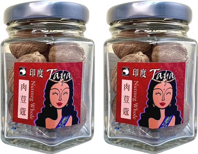 Taya Spices 印度肉豆蔻, 2罐, 50g