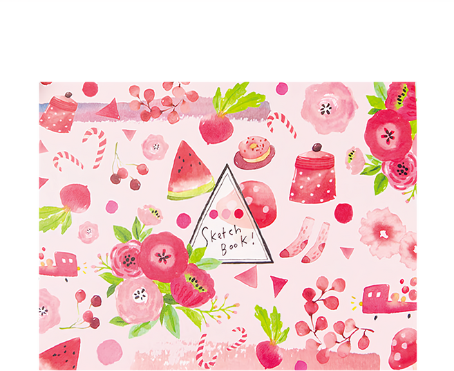 conifer 綠的事務 染渲森森 插畫系列繪圖本 16K 18.7x25.8cm 彩印封面 不易髒 空白圖畫紙 40張 台灣製, 1本