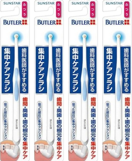 SUNSTAR 三詩達 單束毛牙間刷 顏色隨機, 4支