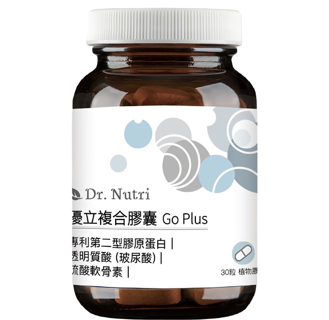 Dr. Nutri 芯漾生醫 優立複合膠囊 Go Plus, 30顆, 430mg, 1瓶