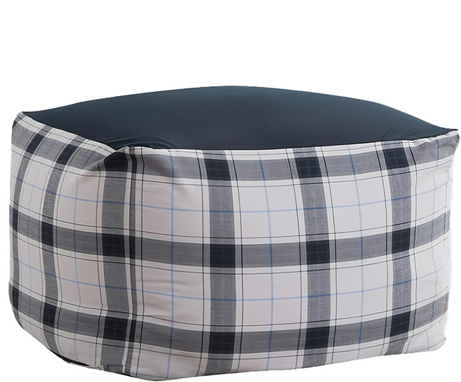 葉子小舖 懶骨頭 沙發 主體 + 套子 台灣公司貨, 灰格紋