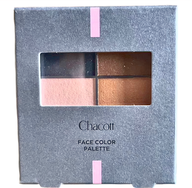 Chacott 五台彩妝 多用途四色眼影盤 #511 Parallel world, 棕色, 1個