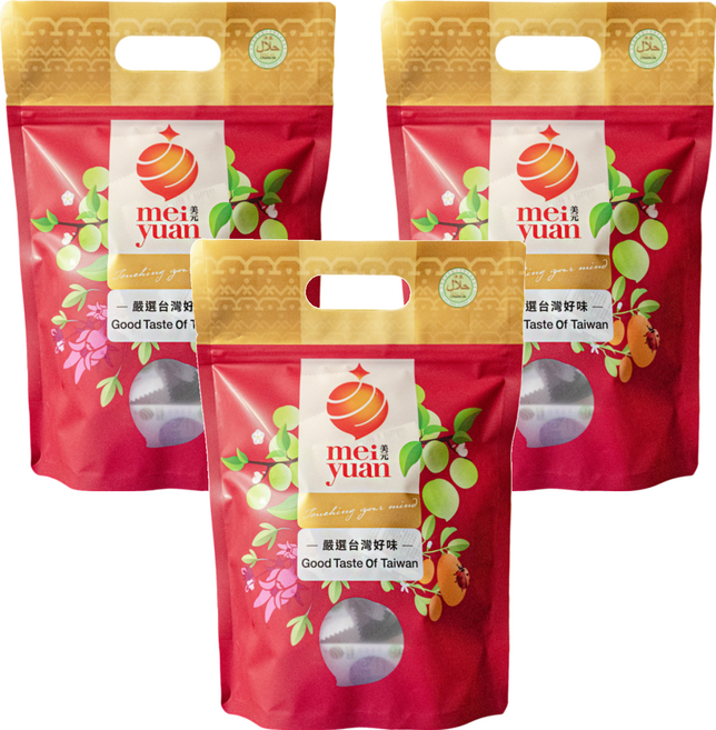 美元 單粒提袋系列 嚴選台灣好味 果乾, 230g, 3袋