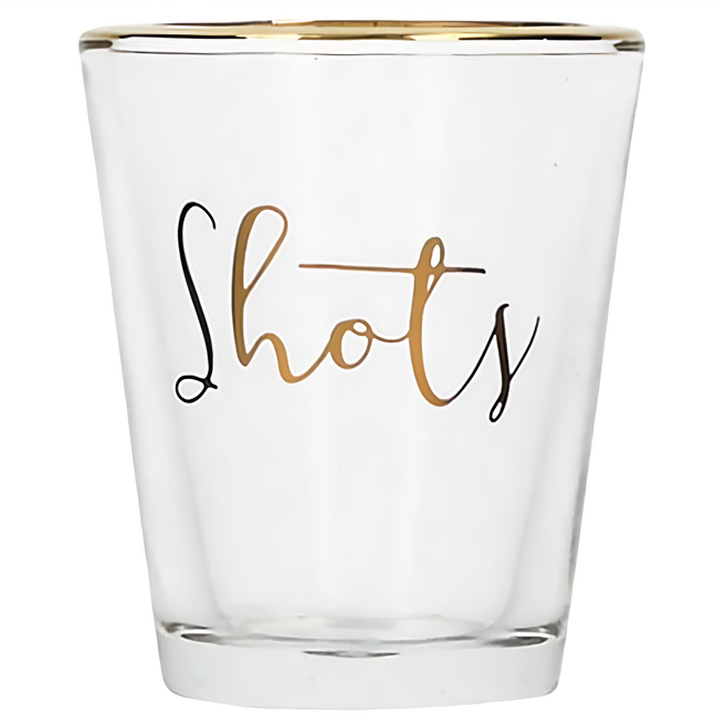 creativeTops Ava金邊烈酒杯 2入(50ml) 玻璃材質, 1組