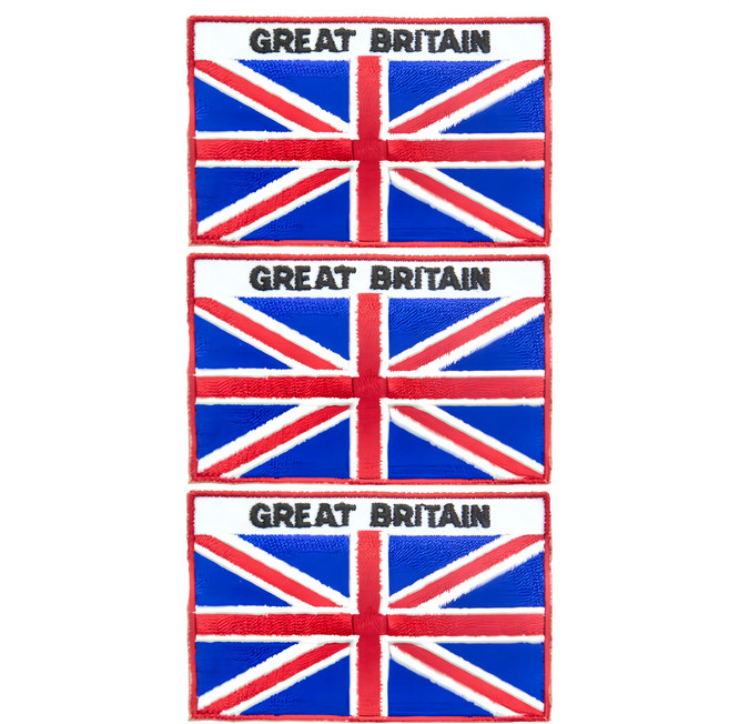 A-ONE 匯旺 英國國旗刺繡布貼 Set 8x5cm 台灣製