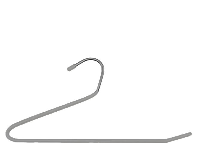 奈米防滑鵝形褲架 10個, 灰色, 1組