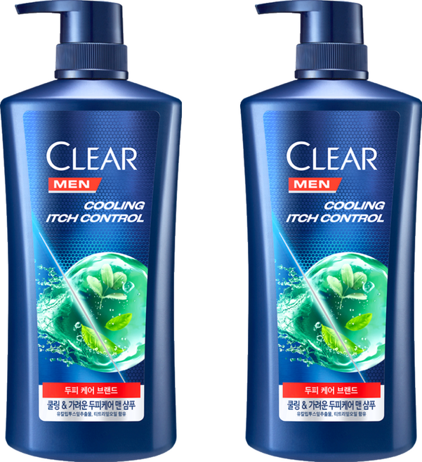 CLEAR 淨 清涼男士洗髮精, 650ml, 2瓶