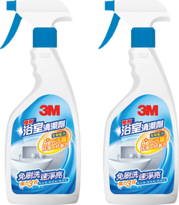 3M 魔利 浴室清潔劑, 500ml, 2瓶