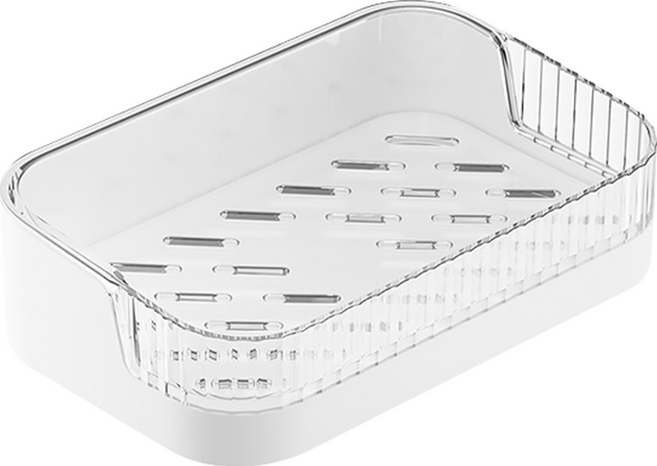 SHCJ 生活采家 DrillFree免打孔壁掛瀝水肥皂架, 1個, 單一顏色