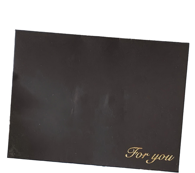 燙金/聖誕/生日卡片 信封 For you, 黑色, 50個