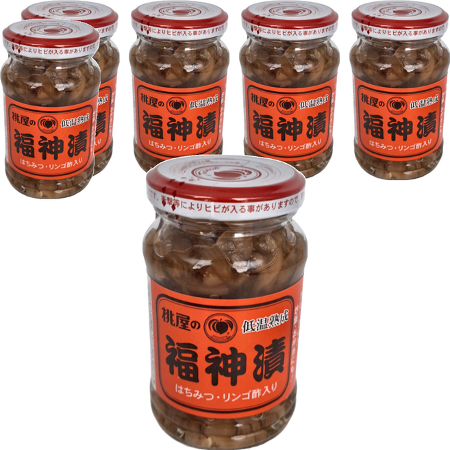 桃屋 福神漬罐, 145g, 6罐