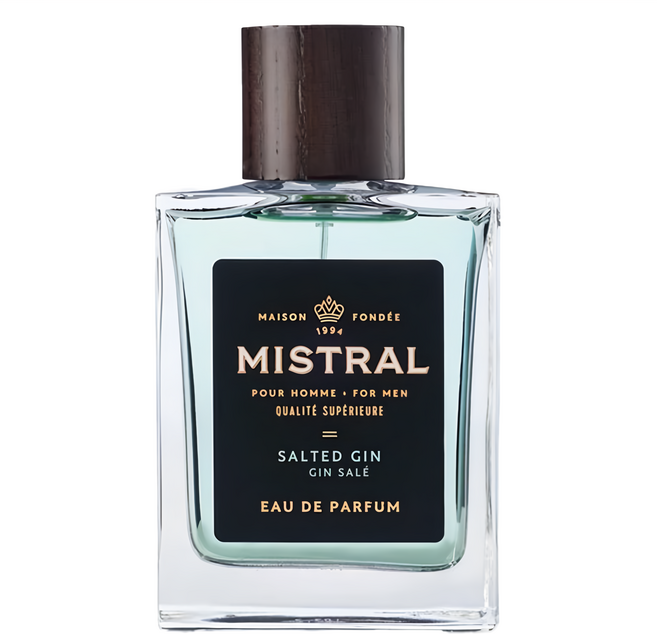 MISTRAL BODY 海風琴酒 男性香水, 100ml, 1瓶
