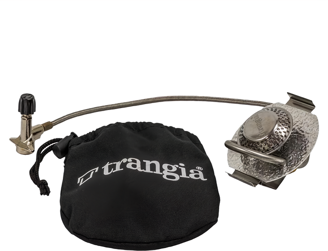 Trangia Gas Burner 高山瓦斯爐頭 適用於Trangia 25與27炊具, 銀色 + 黑色, 1個