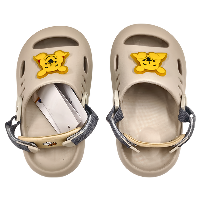 BORUI 柏睿鞋業 兒童款 迪士尼大臉魔鬼氈涼鞋