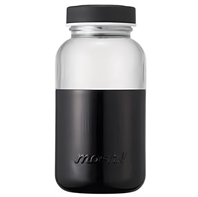 Doshisha mosh! 膠囊保冷瓶 350ml, 黑色, 1瓶