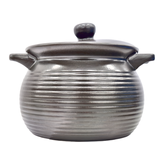 新食器 台灣製 陶瓷鍋 4.5L, 27.5cm, 黑色, 1個