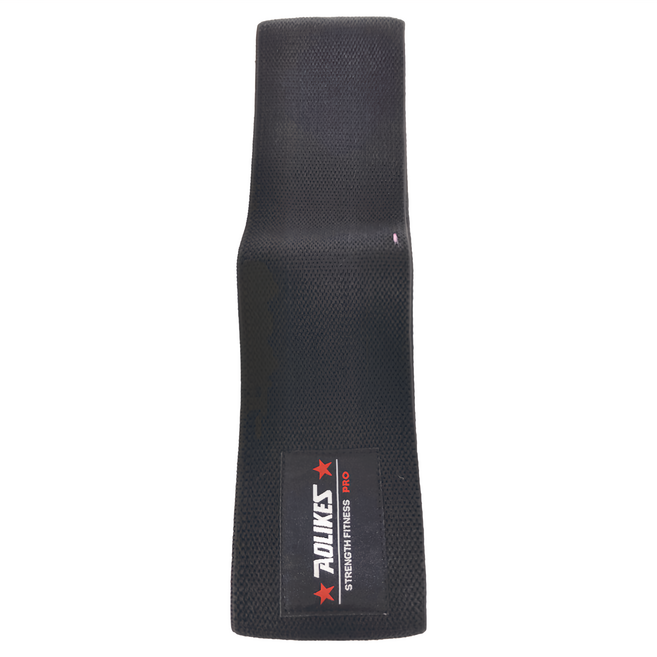 AOLIKES 奧力克斯 瑜珈帶 健身彈力阻力圈 寬度8cm, 黑色, 1條