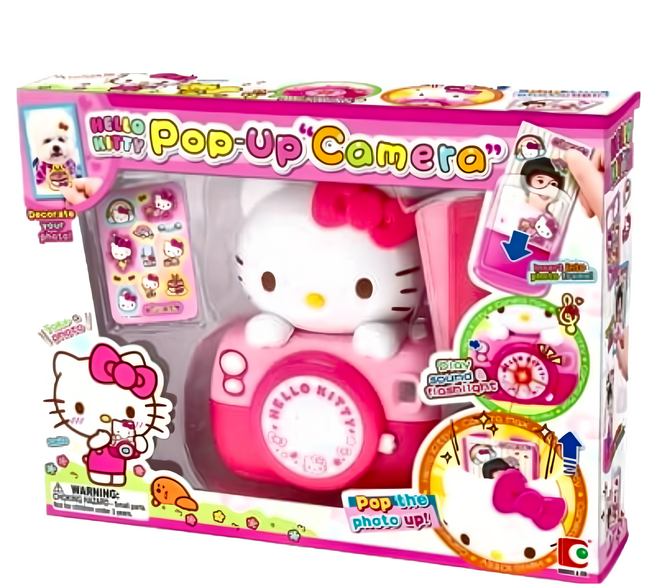 Hello Kitty 凱蒂貓 閃動照相機 24 家家酒, 凱蒂貓 粉色, 1盒