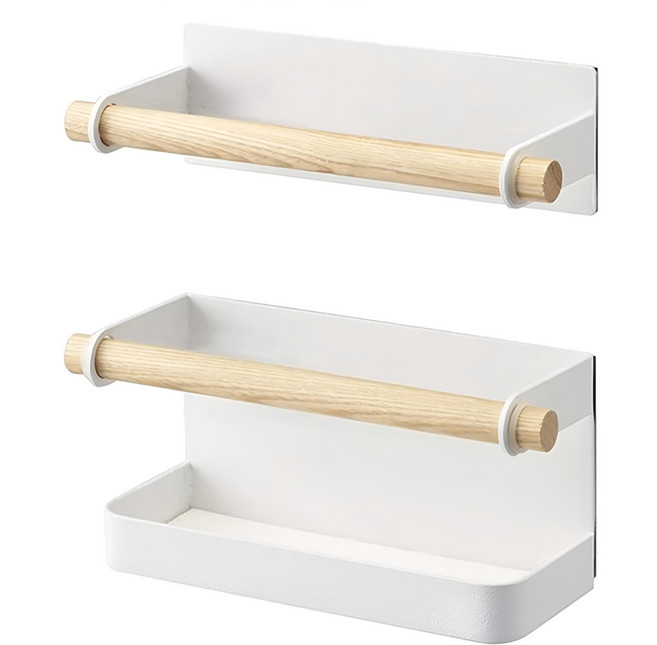 isona 愛收納 磁吸式雨傘架 雨傘置物架, 白色, 1個