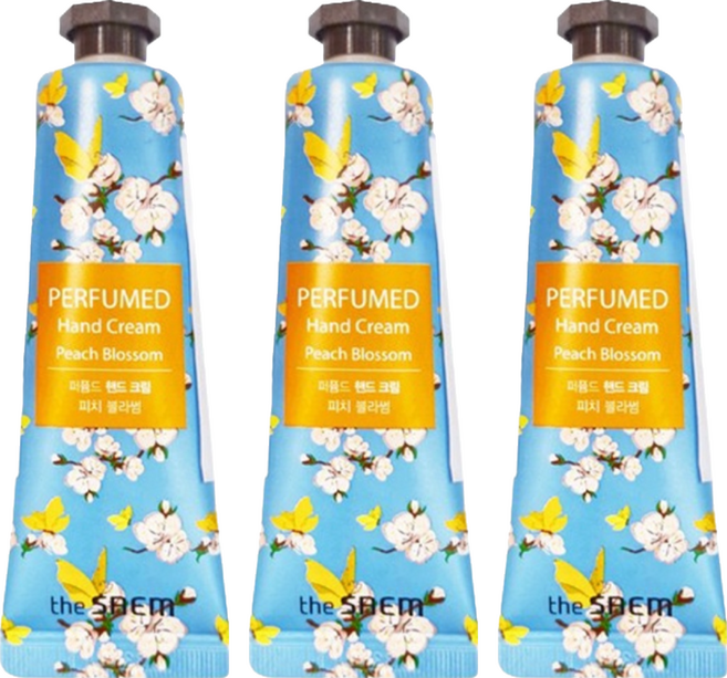 THe SaeM 得鮮 香氛精華滋養護手霜 桃花, 30ml, 3個