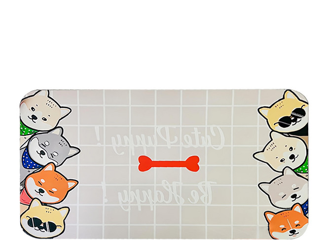 矽藻土軟地墊 2個, 方形 骨頭