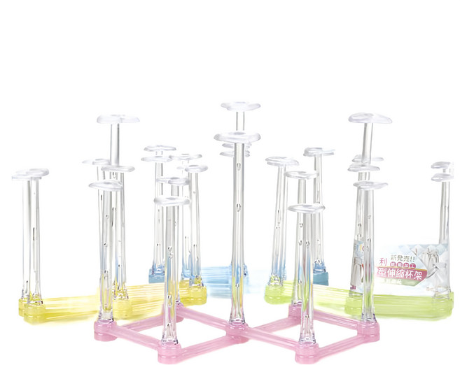 KEYTOSS 詰朵斯 專利心型伸縮式杯架, 顏色隨機, 1個