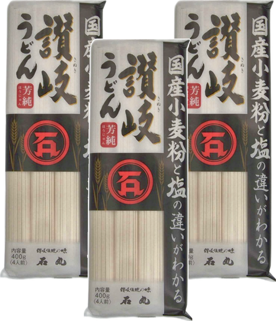 IShimaru 石丸 芳純讚岐烏龍麵, 400g, 3包
