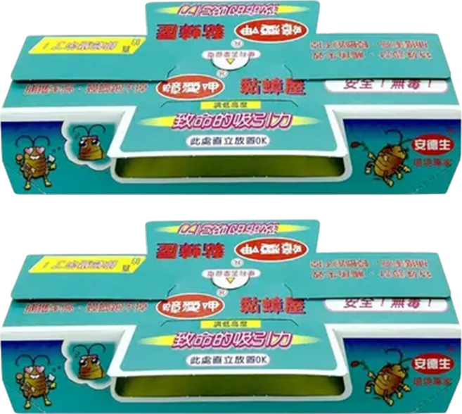 蟑愛呷 黏蟑屋 10入, 2盒