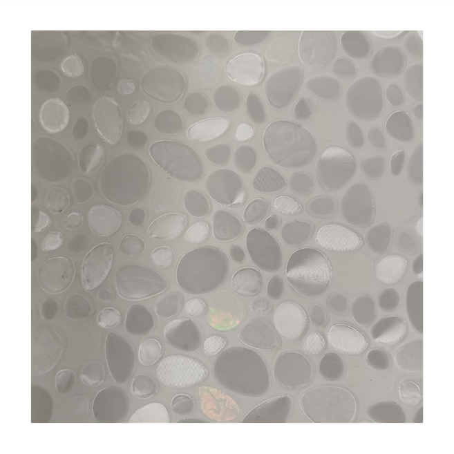 特長防窺抗UV無膠玻璃靜電貼 60 x 300cm, 鵝卵石, 1個