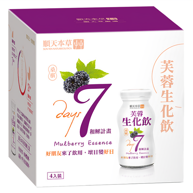 順天本草 芙蓉生化飲, 100ml, 4瓶
