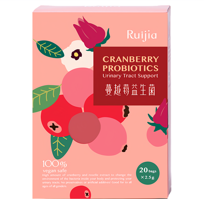 Ruijia 露奇亞 蔓越莓益生菌, 2.5g, 1盒, 20條