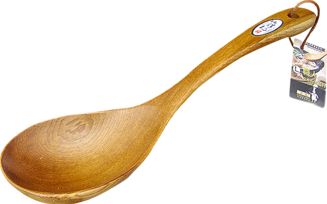 GOZENBO 御膳坊 職人 原木色台式湯杓 大 1個, 原木色