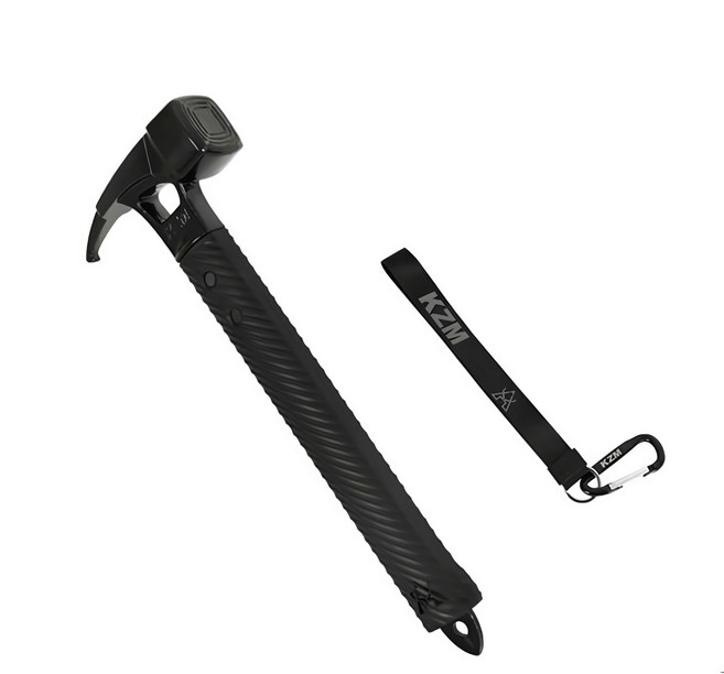 KZM OUTDOOR 營鎚 325 x 125 x 40mm 1kg, 黑色, 1個