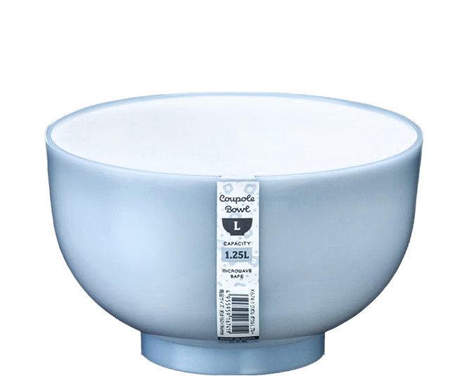 NAKAYA 日本色彩光澤碗 1.25L, 淡藍色, 1個