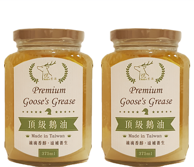 Well Life 悅生活 極鮮 黃金3A頂級原味款鵝油, 2罐