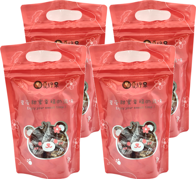 夏綠果 紅棗核桃, 200g, 4包