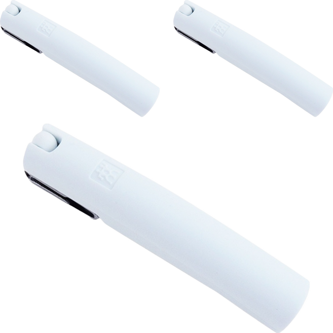 ZWILLING 雙人 簡約時尚多向旋轉指甲刀, 白色, 3個