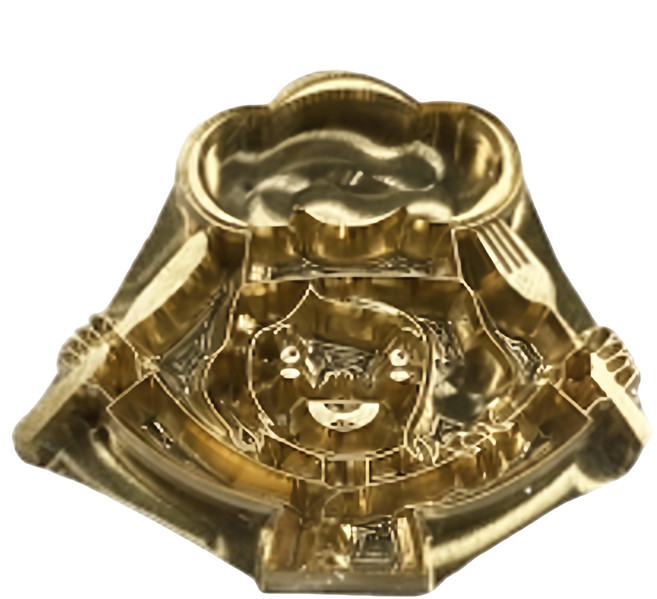 Betty's 焙蒂絲 烙印模 小女孩廚師, 金色, 1個