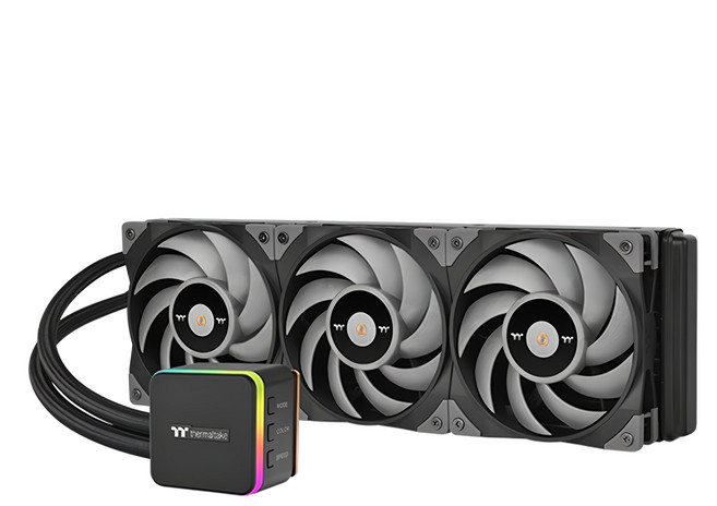 thermaltake 曜越 TOUGHLIQUID 360 ARGB TRX40 主板連動 適用AMD TRX40 sTR4, TR4, 黑色, 1個