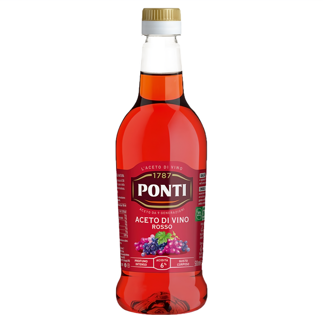 PONTI 紅酒醋, 500ml, 1瓶