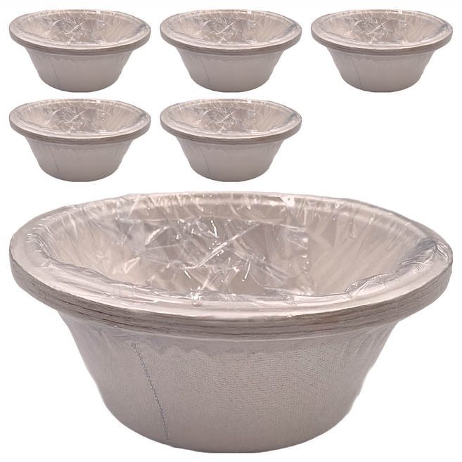 百貨King 植纖碗 500ml, 4個, 6組