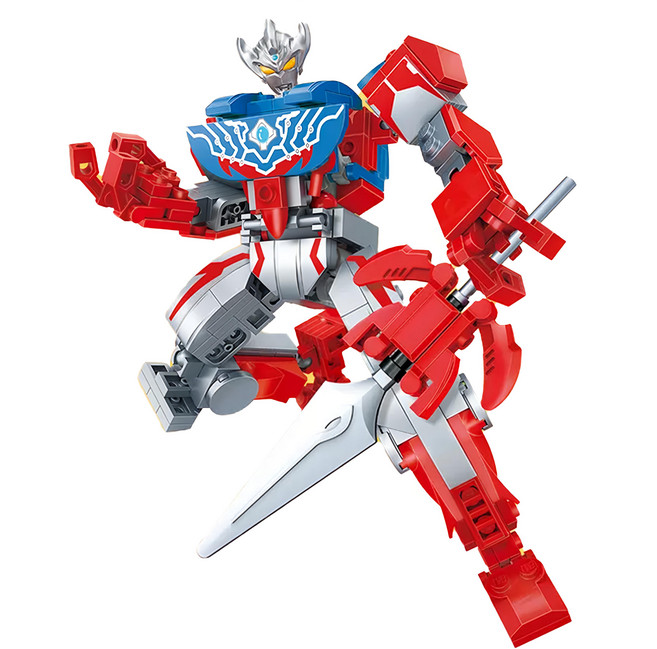 KEEPPLAY 奇妙積木 QMAN 超人力霸王積木, 大河強化機甲, 1盒