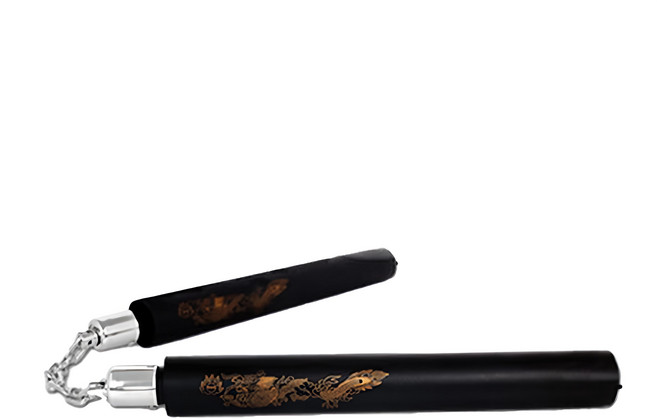 輝武 高密度泡棉雙節棍 防身習武首選 台灣製, 黑色 款式隨機, 1個