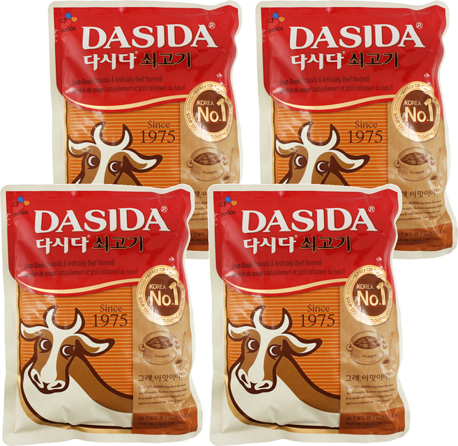 Dasida 大喜大調味料, 4包, 1kg