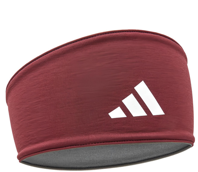 adidas 愛迪達 雙面高彈性吸汗頭帶, 煙燻紅, 1個